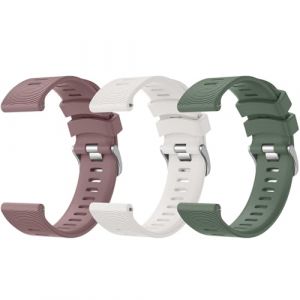 Wanme Bracelet Compatible Garmin Forerunner 245/645/245 Music Femme Homme, 20mm Silicone Release Replacement Classic Bracelet pour Garmin Forerunner 645/645 Music (DgYuanLiYuan, neuf)