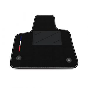Tapis de Voiture CÔTÉ CONDUCTEUR 1 pièce Compatible avec Citroen C5 Aircross 2019-2025 | 1 Tapis sur Mesure, Drapeau français (Somer Car, neuf)