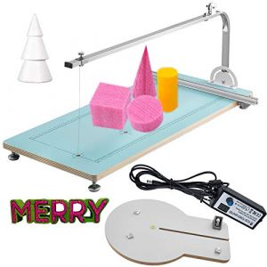 VEVOR Machine De D&eacute;coupe Polystyr&egrave;ne 20CM D&eacute;coupeuse de Mousse De Fil Chaud Mousse D&eacute;coupeuse R&eacute;glable &Agrave; Temp&eacute;rature Temp&eacute;rature &Eacute;tabli Table de Travail (VEVOR Direct Store FR, neuf)