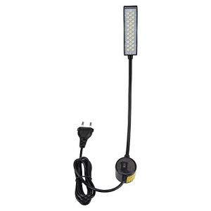 Led Lampe Pour Machine à Coudre Industrielle Lampe De Travail à Col De Cygne Flexible Avec Base De Montage Magnétique Et Interrupteur Marche/Arrêt Pour Perceuses à Colonne D'établi 30-leds(eu) (Amoq313, neuf)