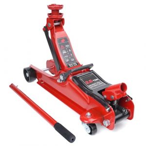 HYCHIKA Cric hydraulique, 2,5 T, avec pompe de levage rapide &agrave; piston, v&eacute;rin hydraulique, plage de levage de 135 &agrave; 370 mm, pour berline, SUV, changement de pneu (XLN（EU）, neuf)