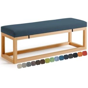 UWOBTN Coussin de Banc Exterieur/Interieur Coussin Banquette 80x40/110x40/120x40/140x40/120x50cm Amovible Antidérapant Coussins balancelle pour Bancs de Jardin, Patios, d'Intérieur(M,80x35x3cm) (AMZGYL, neuf)