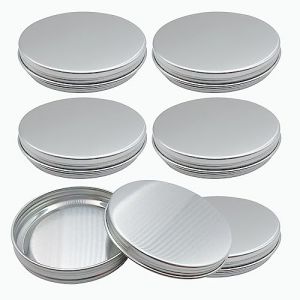 UMCHU 6 Pièces 30ML Pots en Aluminium,Pots de Contenants Cosmétiques Vides,Pots en Aluminium baume à lèvres,pour Baume Bougie Stockage de Voyage (XINGSUI, neuf)