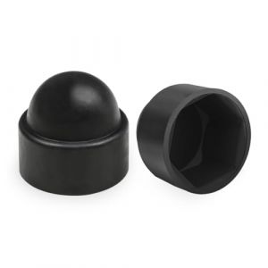 Drenky Cache-écrous M8, Pour Clé De 13 mm, Cache Ecrou Plastique Capuchons De Protection Cache Boulon Pour Recouvrir Les écrous et Les Têtes De Vis Hexagonales, 25 Pièces, Noir (Drenky-EU, neuf)