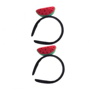 minkissy 2 Pièces Bandeau Accessoires De Costume De Pastèque Costume De Pastèque Pour Enfants Accessoires De Pastèque En Tissu Rouge (Master Self, neuf)