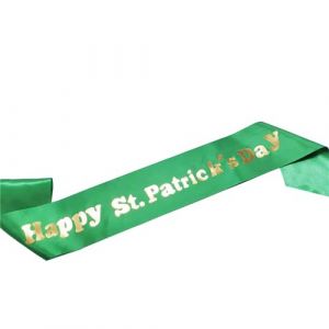 Greabuy Bandeau irlandais avec sangle d'épaule et nœud pour la fête de la patricks Vert (lqiniHC, neuf)