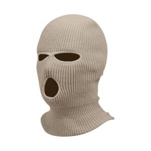 Cagoule Hiver Mode Balaclava Tricot&eacute; Int&eacute;gral 3 Trous Homme Chapeau Tricot&eacute; Femme Hiver V&eacute;lo Ski Cagoule Unisexe Sports (VJOAIDJOI, neuf)