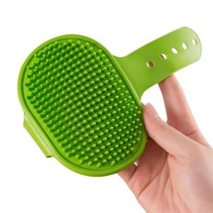 Brosse Pour Chats | Bande De Massage Feline | Peigne De Soin Pour Animaux En Silicone Réglable, Utilisation À Sec Et Mouillé Pour Maison, Voyage, Refuge, Pieds De Table (TaoLüeShangMao, neuf)