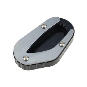 ELEKMPMGTD Accessoires Moto pour Triumph pour Bonneville T100 2018-2020 T120 2016-2020 Béquille Pied Béquille Latérale Agrandisseur Pad Extension Pad Plaque d'agrandissement béquille(Titane) (weizhaobaihuo, neuf)