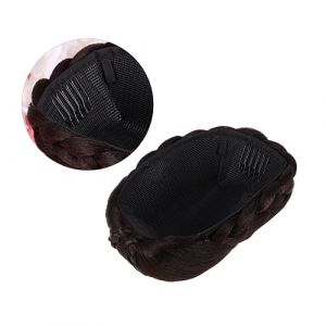 ELAYARD 1 Pièce chignon portable hair charms hair topper postiche chignon feist accessoires chignon pour femme faux chignon trousse petits pains cheveux chignons chignon chignon (Heyyii, neuf)