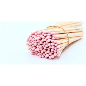 REHGL&Uuml;CK Schwarzwald, Environ 100 allumettes color&eacute;es de 10 cm de long, convient &eacute;galement comme recharge pour nos bouteilles d&eacute;coratives &eacute;l&eacute;gantes (couleur de la t&ecirc;te d'allumette : rose) (REHGL&Uuml;CK, neuf)