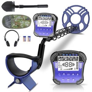 MCJ Détecteur de Métaux Professionnel pour Adultes - IP68 Étanche, Haute Précision, Mode Tout Métal, Disque, Encoche et Pointe, Grand Écran LCD (LHYanxuan Direct, neuf)