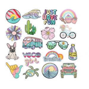 Pack de 18 Patch Thermocollant Vetement Patch Couture Ecusson Thermocollant Adulte écusson Pastel Thermocollant Toute Combinaison d'Autocollants Décoratifs pour Tous Types de Tissus (JUANMOCHICO, SOCIEDAD LIMITADA., neuf)