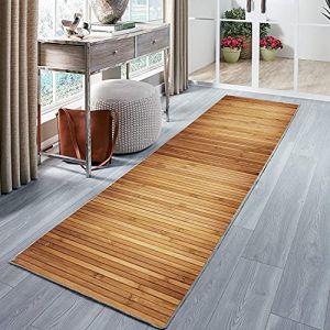 Tapis de Chambre Adulte Tapis Cuisine antidérapant Lavable Motif 3D Antidérapant Surface Douce pour Cuisine, Couloir, Passage, Chambre - 100x300cm (Yun Zoogule, neuf)