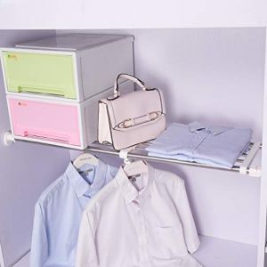 BAOYOUNI Étagère Extensible de Placard, Séparateur D'armoire DIY Organisateur Etagere Amovible pour Armoire, Cuisine, Salle de Bain, Chambre, Bibliothèque, Ajustable Longueur 84-117,5CM, Largeur 25CM (Shanghai Baoyouni Industry Co., LTD., neuf)