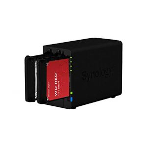 SYNOLOGY DS224+ 2Go NAS 8To (2X 4To) WD Red+, Assemblé et testé avec SE DSM installé (AGEM CZ, neuf)
