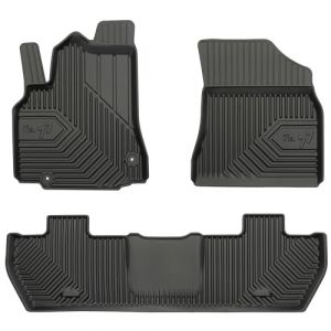 MOTOS Tapis de Sol Caoutchouc pour Citroen Berlingo II 2008-2018 Améliorez Votre Confort de Voyage avec Le Tapis Noir antidérapant Auto No.77- Tapis Voiture Tous Temps pour Voiture, Protection Contre (MOTOS EU, neuf)