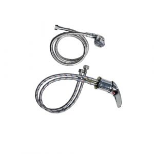 Allayu Robinet et douchette pour bac &agrave; shampoing offrant une fonctionnalit&eacute; optimale et des mat&eacute;riaux adapt&eacute;s Pour aux traitements de shampoing en salon. Ensemble robinet d'eau pour salon avec (U Sunrise, neuf)