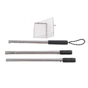 Pelle &agrave; excr&eacute;ments de poulet en acier inoxydable, manche Long extensible, maille Fine, pour le nettoyage du bac &agrave; liti&egrave;re et du poulailler (Huangpu-us, neuf)