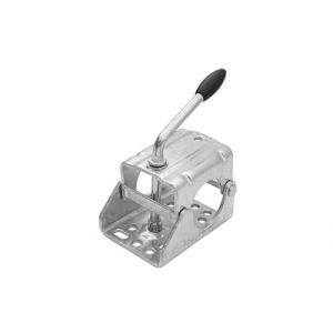 Winterhoff Collier pour Roue Jockey 60 mm – Bride de Serrage Robuste avec 10 Trous – Convient aux Tubes Ø60 mm – Acier galvanisé, idéal remorques et Plateaux (UNITRAILER, neuf)