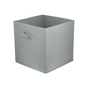 lavita Bo&icirc;te de rangement en tissu | Bo&icirc;tes de rangement pliantes 31 x 31 x 31 cm | Tiroir Bo&icirc;te de rangement Tiroir | Syst&egrave;mes de rangement pour les v&ecirc;tements | 1 pi&egrave;ce (gris clair) (DOMINO-TRADE, neuf)