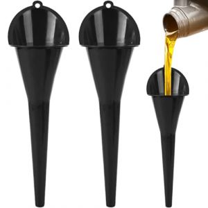 SZJFYMQ Entonnoir long Fin,Entonnoir de remplissage,entonnoir &agrave; carburant, 2 Pack Entonnoir long entonnoir &agrave; huile moteur &agrave; essence additif moto ferme agricole utilisation pratique,29CM (Schwarz) (shenzhenshijinfuyuandianzishangwuyouxiangongsi, neuf)