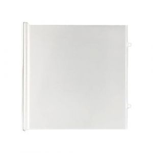 Barri&egrave;re de s&eacute;curit&eacute;, r&eacute;tractable, pour b&eacute;b&eacute;, extensible, sans per&ccedil;age, pour chiens, animaux de compagnie, escaliers et portes de chambre &agrave; coucher, blanche, 130 x 78 cm (TGBD-GS, neuf)