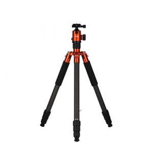 Rollei C6i Trépied 3 en 1 en Carbone Compact et léger avec rotule Arca Swiss Monopode, trépied Macro avec Pointes et étui Orange (Rollei GmbH & Co. KG, neuf)