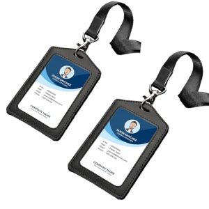 Meekye 1/2 PCS Porte Badge avec Cordon, Porte Carte Tour de Cou, Tour de Cou Badge, Cordon Tour de Cou, Porte Badge Infirmiere, d'Identification, Cl&eacute;s (Summerdream EU, neuf)