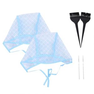 VALICLUD Ensemble De 6 Pinceaux Pour Mèches Bonnet De Pour Cheveux Avec Trous Kit De Mèches Crochet Bonnet De Mise En Valeur Kit De Mise En Valeur Bonnet De Mise En Valeur (SHUI LIAO, neuf)