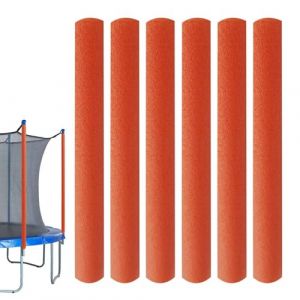 6 x tubes de mousse de rembourrage pour trampoline, protections en mousse pour poteaux de trampoline, tubes de mousse pour protection des poteaux pour trampoline de jardin &ndash; Imperm&eacute;able et absorbant (XuWeidianpu, neuf)