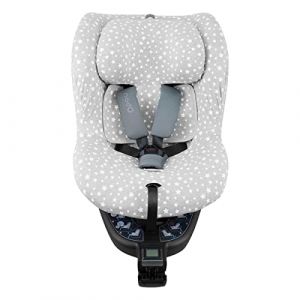 JYOKO Kids Housse pour siège Auto bébé en Coton Compatible avec Be Cool Nadò, Chicco 2 Easy (White Star) (JYOKO, neuf)