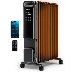 Pro Breeze OmniWarm Radiateur Bain d'Huile Connect&eacute; 2500W 11 &eacute;l&eacute;ments - Chauffage &Eacute;lectrique, Contr&ocirc;le Via App, Mode &Eacute;conomique, 3 Modes Chauffage, S&eacute;curit&eacute; Anti-basculement & Minuteur 24H (One Retail Group, neuf)
