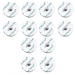 Électrodes Tens Électrodes autocollantes de forme ronde (12 pièces) Compatibles avec Sanitas et autres appareils Tens Pour un soulagement ciblé de la douleur (Healthcare World Online, neuf)