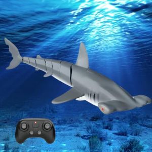 Mineup Bateau Télécommandé, Jouets Aquatiques, Bateau De Course RC avec Lumières LED, sous Marin Télécommandé pour Adultes Garçons Filles (HUAYI -EU, neuf)
