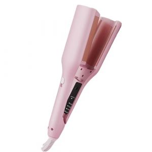 Fer A Gaufrer Les Cheveux, Fer À Boucler Avec Technologie Ionique Négative Fers À Onduler French Anti Brûlure Outil De Coiffure Pour Cheveux Longs Courts, 29x6x6cm (junyiwh, neuf)