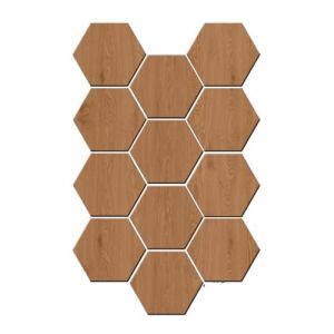 Lot de 12 panneaux acoustiques hexagonaux autocollants en mousse haute densit&eacute; pour studio de podcast, salon, bureau (C) (bubblesbeer, neuf)