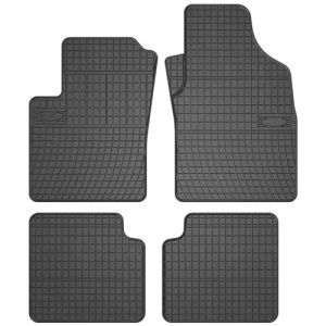 MOTOS Tapis de sol caoutchouc pour Fiat 500 depuis 2007 Améliorez Votre Confort de Voyage avec Le tapis noir antidérapant Auto ET- tapis voiture Tous Temps pour Voiture, Protection Contre les salissur (MOTOS EU, neuf)