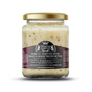 Valnerina Tartufi Beurre &agrave; la Truffe Noire d'&eacute;t&eacute; | Truffle Butter | Sp&eacute;cialit&eacute; Gastronomique pour Cro&ucirc;tes, Bruschetta, Entr&eacute;es, Premiers et Deuxi&egrave;mes Plats | Pot 80 gr. (KONKE SRL, neuf)