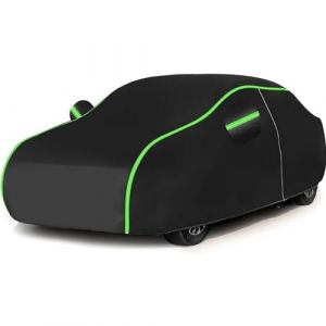 Bâche de Voiture Anti-grêle pour Suzuki Swift Facelift 2023-2025,Coque Intégrale pour Protection Contre Le Soleil, La Pluie Et avec Fermeture éclair Et Cordon De Serrage Coupe-Vent (TEFE, neuf)