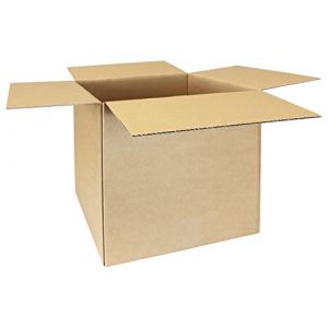 smiley pack Lot de 25 cartons pliables - 300 x 300 x 300 mm - Marron - KK40 - 30 x 30 x 30 cm - En carton ondulé - 1 carton ondulé (smileypack, neuf)