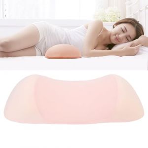 Oreiller Lombaire en Mousse à Mémoire de Forme, Coussin de Soutien Lombaire, pour Dormir avec Conception à Double Aile, Housse Amovible, Idéal pour Lit, Chaise, canapé, Coussin (Betued, neuf)
