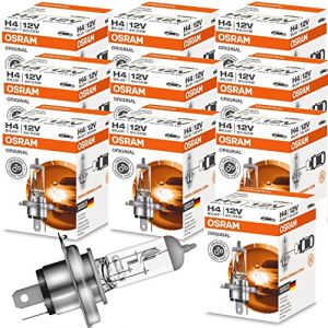 OSRAM H4 Lot de 10 ampoules de voiture d'origine 60/55 W 12 V (Autodomus, neuf)