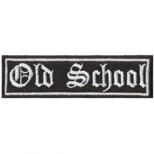 Patch Old School, Classic, Moto, oltimer, Biker, Rocker, Badges (Aufn&auml;hershop, neuf)