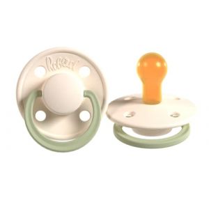 Rebael Fashion Tétine | Caoutchouc naturel/latex | Fabriquée au Danemark | Sans BPA | Tétine en forme de cerise | Frosty Pearly Dolphin | Taille 2 (6 mois et plus) (Casora, neuf)