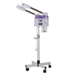 Vaporisateur de sauna facial, Pulvérisateur double tube chaud et froid, Vapeur de brume de sauna facial, Humidificateur facial (Cryonavehit, neuf)