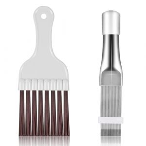 VAEIORP Lot de 2 Peignes de Nettoyage pour Condensateur, Kit Nettoyage Climatisation, Peigne &agrave; Lamelles, Nettoyant Condensateur Climatisation, Outil de Nettoyage pour Fins et &Eacute;vaporateurs (shenzishumaoyi, neuf)