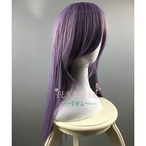 LINLINCD Perruque de cosplay Tokyo Ghoul Rize Kamishiro - Cheveux synthétiques longs et lisses - Pour femme - Halloween et cosplay (qiu lai shan mao hang, neuf)