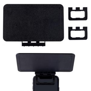 Gosknor 2pcs Pare Soleil pour Téléphone, Anti-Éblouissement Réglable Couverture de Pare-Soleil Téléphone de Voiture Convient pour iPhone et Tous Les Smartphones Accessoires Voyage en Plein Air (Beisong, neuf)