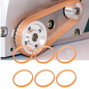 20 pièces Courroie D'entraînement Rabot électrique 238 × 9,5 mm Courroie Rabot Néoprène Orange Ièces Rechange pour BKP180, KP0800, FP0800, N1923BD, 1900B, 1923B, KP0810, KP0810C (Starlight66, neuf)